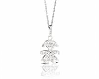 Collana Le Bebé Donna I Pavè in Oro Diamante LBB012